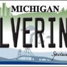 Ncaa Wolverines Vanity License Plate Tag 6"x12" Michigan College Metal Auto