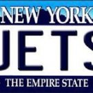 Nfl New York Jets Vanity License Plate Tag   6"x 12" Metal Auto Revis Namath New