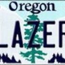 NBA Trail Blazers Vanity License Plate Tag  6"x 12" Metal Portland Auto Oregon
