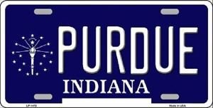 NCAA Purdue Vanity License Plate Tag 6"x12" Vintage College Team Metal Auto New