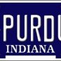 NCAA Purdue Vanity License Plate Tag 6"x12" Vintage College Team Metal Auto New