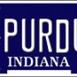NCAA Purdue Vanity License Plate Tag 6"x12" Vintage College Team Metal Auto New