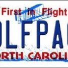 NCAA North Carolina State Vanity License Plate Tag 6"x 12" Wolf Team Metal Auto