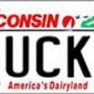 NBA Bucks Vanity License Plate Tag  6"x 12" Metal Milwaukee Auto Wisconsin Frame