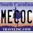 NCAA South Carolina Vanity License Plate Tag 6"x12"  Gamecocks Team Metal Auto
