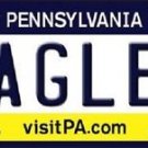 Nfl Eagles License Plate Vanity Tag Philadelphia  6"x 12" Metal Auto Wentz 11