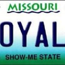 MLB Royals Vanity License Plate Tag Kansas City 6"x 12"  Metal Auto  Brett State