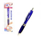 MLB Rangers Premium Hi-Line Ink Pen Texas Blue Logo Nolan Ryan School New