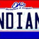 MLB Indians Vanity License Plate Tag  6"x 12"  Metal Auto Cleveland Tribe New
