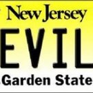 NHL Devils Vanity License Plate Tag  6"x 12" Metal New Jersey Auto Cup New