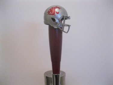 NCAA Washington State Cougars Tap Handle Kegerator Football Beer  Wood Logo WSU
