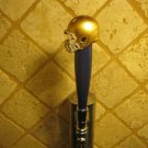 NCAA Notre Dame Tap Handle NCAA Football Beer Keg Blue Fighting Irish Wood Dad