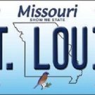 MLB St. Louis Cardinals License Plate Team State Background Metal Tag Molina USA