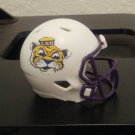 NCAA LSU Tigers White Custom Speed Pocket Pro Helmet Throwback Logo