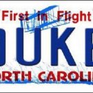 NCAA Duke Blue Devils License Plate State Background Metal Tag  U.S.A."
