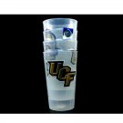 NCAA UCF Knights Set of Four (4) 16 oz Acrylic Tumblers Florida Team Drink Set