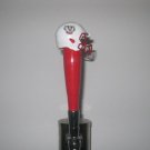NCAA Wisconsin Badgers Tap Handle Wood Football Beer Mascot Red Kegerator