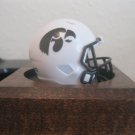 NCAA Iowa Hawkeyes Custom Pocket Pro Helmet Black White Big Ten Logo Riddell