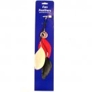 NCAA FSU Seminoles Feather Hair Clips College Logo Team Football Florida State
