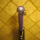NCAA TCU Horned Frogs Tap Handle NCAA Football Beer Keg Purple Wood Kegerator