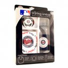 MLB Minnesota Twins Infant 3-Piece Bottle, Bib & Pacifier Set - Baby Shower
