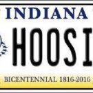 NCAA Hoosiers License Plate Team State Background Metal Tag U.S.A Indiana IU