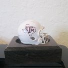 NCAA Texas A&M Aggies Custom Pocket Pro Helmet White  Logo SEC Football