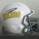 NCAA Toledo Rockets Custom Pocket Pro Helmet White MAC Logo UT