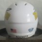 NCAA Toledo Rockets Custom Pocket Pro Helmet White MAC Logo UT