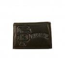 MLB San Francisco Giants Tri-Fold Black Leather Wallets Official Licensed Series
