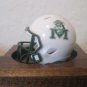 NCAA Marshall Custom Pocket Pro Helmet White Thundering Herd Speed Mascot Logo