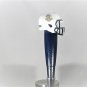 NCAA Navy Midshipman Tap Handle Football Beer Keg Navy White Military Wood