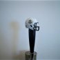 NCAA Navy Midshipman Tap Handle Football Beer Keg Navy White Military Wood