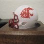 NCAA Washington State Cougars Custom Helmet Speed Pocket Pro Logo White