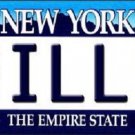 NFL Buffalo Bills Novelty Metal License Plate State Background Car Allen