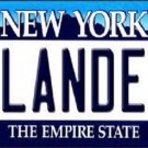 NHL New York Islanders License Plate State Background Metal Tag  U.S.A."