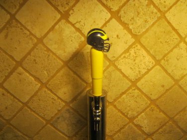 NCAA Michigan Wolverines Tap Handle NCAA Football Beer Keg Maize  Wood