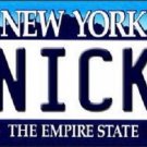 NBA New York Knick License Plate Team  State Background Metal Tag U.S.A. Auto