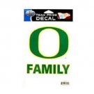 NCAA Oregon Ducks Family Team Pride Logo Decal - Truck Car Window Cling College