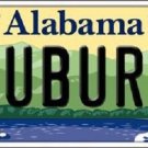 NCAA Auburn Tigers License Plate State Background Metal Tag  "U.S.A." War Eagle