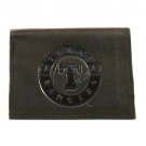 MLB Texas Rangers Tri-Fold Black Leather Wallets Official Licensed Series
