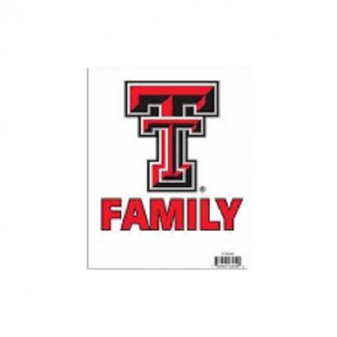 NCAA Texas Tech Raiders Decal Truck Car Family Team Pride Logo Window Cling