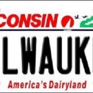 NBA Milwaukee Bucks License Plate Team State Background Metal Tag Auto Car Truck
