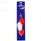 NCAA Oklahoma Sooners Feather Hair Clips College Logo Team Colors Football