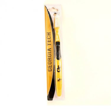 NCAA Georgia Tech Jackets Toothbrush Soft Bathroom Brush Tooth Plastic Team Logo