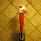 NCAA Wisconsin Badgers Tap Handle Wood Football Beer Keg Red Kegerator