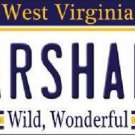 NCAA Marshall Thundering Herd License Plate State Background Metal Tag U.S.A."