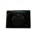 NHL Boston Bruins Tri-Fold Black Leather Wallet  Teams Hockey Logo New