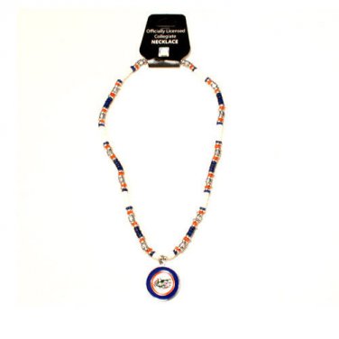 NCAA Florida Gators Shell Necklace 18" Natural Shell With Pendant - The Swamp