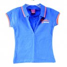NCAA FLORIDA GATORS POLO SHIRT RED OAK GIRL'S EMBROIDERED LOGO BLUE  NEW
